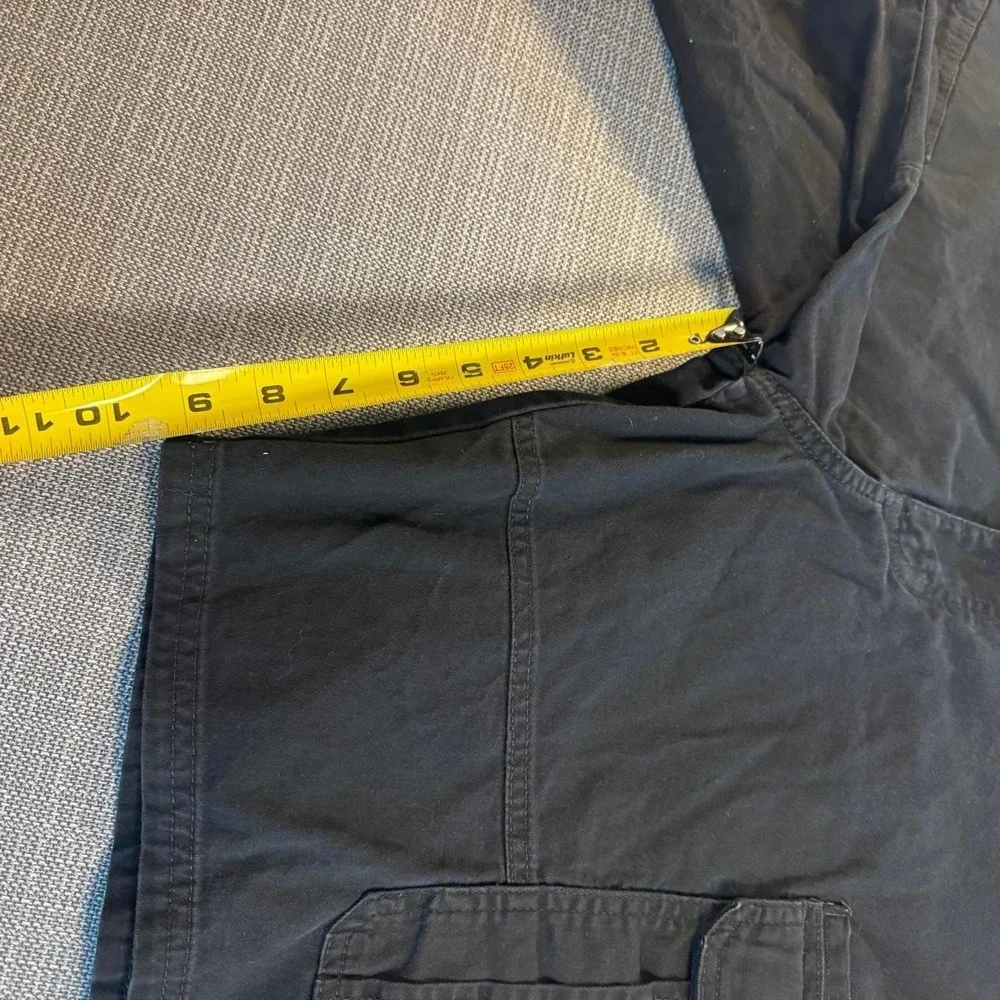 Wrangler black cargo shorts men's size 38